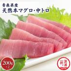 天然 本マグロ 中トロ 計400g