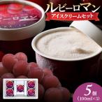 ルビーロマン アイスクリームセット 5個
