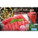 6回定期 純 赤身馬刺し 約70g