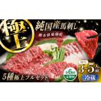 全6回定期便 純 馬 馬刺し極上フルセット計約330g