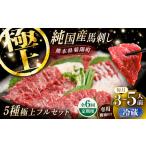 純 馬 馬刺し極上フルセット計約330g