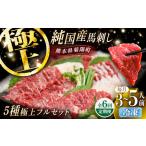 全6回定期便 純 馬 馬刺し極上フルセット計約330g
