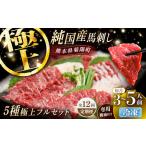 純 馬 馬刺し極上フルセット計約330g
