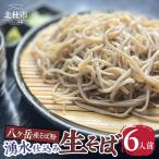 湧水仕込み生そば6人前