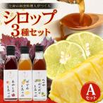 日本料理人が作る シロップ 3種類 Aセット
