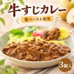 加工品等 レトルト 梨のチャツネ ペースト を使った 牛すじ カレー 3個 セット