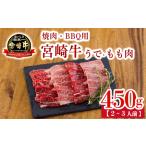 牛肉 すき焼き 宮崎牛うで ももスライス450g