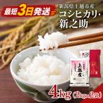 コシヒカリ 新之助 セット 各2kg×2
