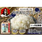 令和8年産 特別栽培こしひかり定期便30kg