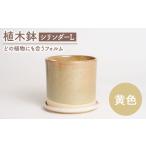 植木鉢 シリンダーL 黄色 植物 サイズ おしゃれ
