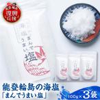 輪島の天然塩 まんでうまい塩×3P wa058
