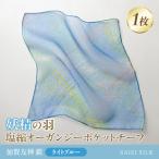 小物 ハンカチ スカーフ 妖精の羽 塩縮オーガンジーポケッ…