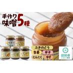味噌 手作り味噌5種セット ふきのとう 生姜