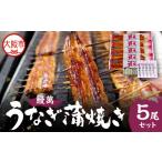 鰻萬 うなぎ蒲焼き5尾セット_OS327-0020