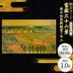 純金 ゴールド 富嶽三十六景 従千住花街眺望ノ不二