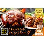 GI認証取得 くまもとあか牛 ハンバーグ 900g
