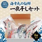 海幸丸の旬鮮一夜干しセット 8枚入