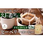 稀少ピーベリーコーヒー ドリップコーヒー12袋_Q2808