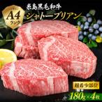 極厚 シャトーブリアン 約180g×4枚