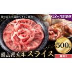 産牛 スライス 赤身 500g×12回