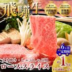 飛騨牛 ローススライス すきやき しゃぶしゃぶ用 約500g×2