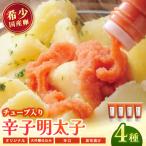 希少 卵 チューブ入り辛子明太子80g×4種