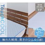 接触冷感 タッチクール ラグ 1枚