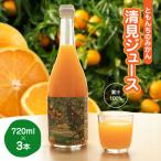 ともんちのみかん清見ジュース 720ml×3本