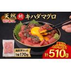 天然 キハダマグロ 丼 170g×3P