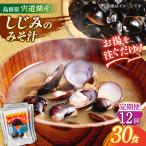 お湯をそそぐだけ 宍道湖産しじみのみそ汁1食用×30袋セット