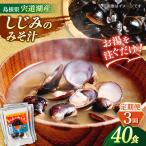 お湯をそそぐだけ 宍道湖産しじみのみそ汁1食用×40袋セット