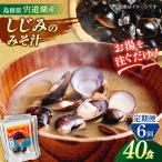 お湯をそそぐだけ 宍道湖産しじみのみそ汁1食用×40袋セット