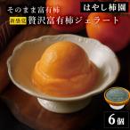 そのまま富有柿 新感覚贅沢富有柿ジェラート 6個