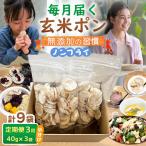 無添加 玄米ポンおやつ シリアル 40g×3袋