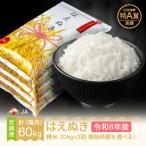 新米 令和8年産 はえぬき 精米 隔月定期便 計60kg