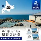 温泉入浴券大人1枚回数券+温泉入浴券小人1枚回数券
