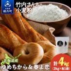 竹内さんちの小麦粉食べ比べ 準強力粉 強力粉