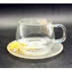 陶磁器 漆器 ガラス カップ&ソーサー クリア金箔