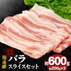 産熟成豚 バラスライスセット 約200g×3個