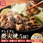 プレミアム肉汁炭火焼5種食べ比べ 150g×5P