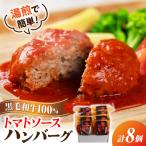 黒毛和牛100%トマトソースハンバーグ 計8個