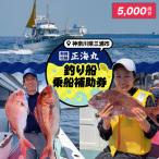 剣崎 松輪 正海丸 釣り船 乗船補助券 5,000円分
