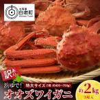 訳あり オオズワイガニオス 特大サイズ 約400-700g