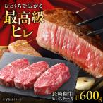 長崎和牛ヒレステーキ 約200g×3枚