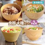 食器4種セット各2客 マルチボウル ナチュラルボウル