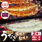 矢作川うなぎ蒲焼 蒲焼 白焼き 特大2本セット_OS389-0006-01