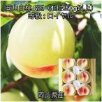 岡山白桃6玉 1玉250g以上