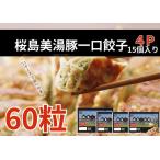 W-0416 桜島美湯豚 ひと口餃子 4P 計60個