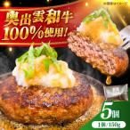奥出雲和牛100% ハンバーグ 150g×5個