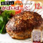 老舗55年 黒毛和牛ハンバーグ がばいばーぐ 12個